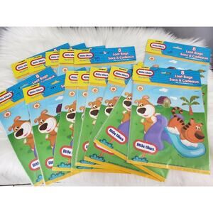 112 TOTAL DOG BAGS Little Tikes 8 Count Loot Bags Candy Treat Birthday‎ Gift Zoo